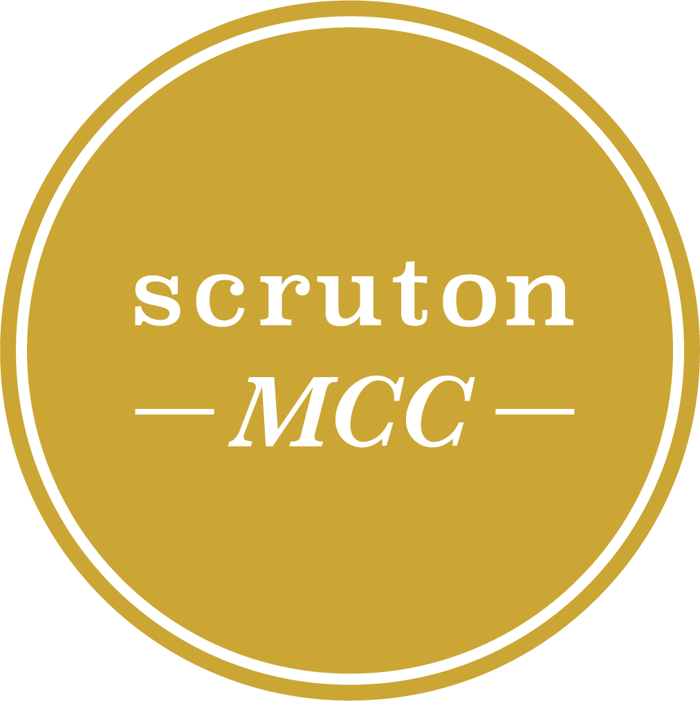 Scruton MCC - az értékalkotó közösségi tér - logó