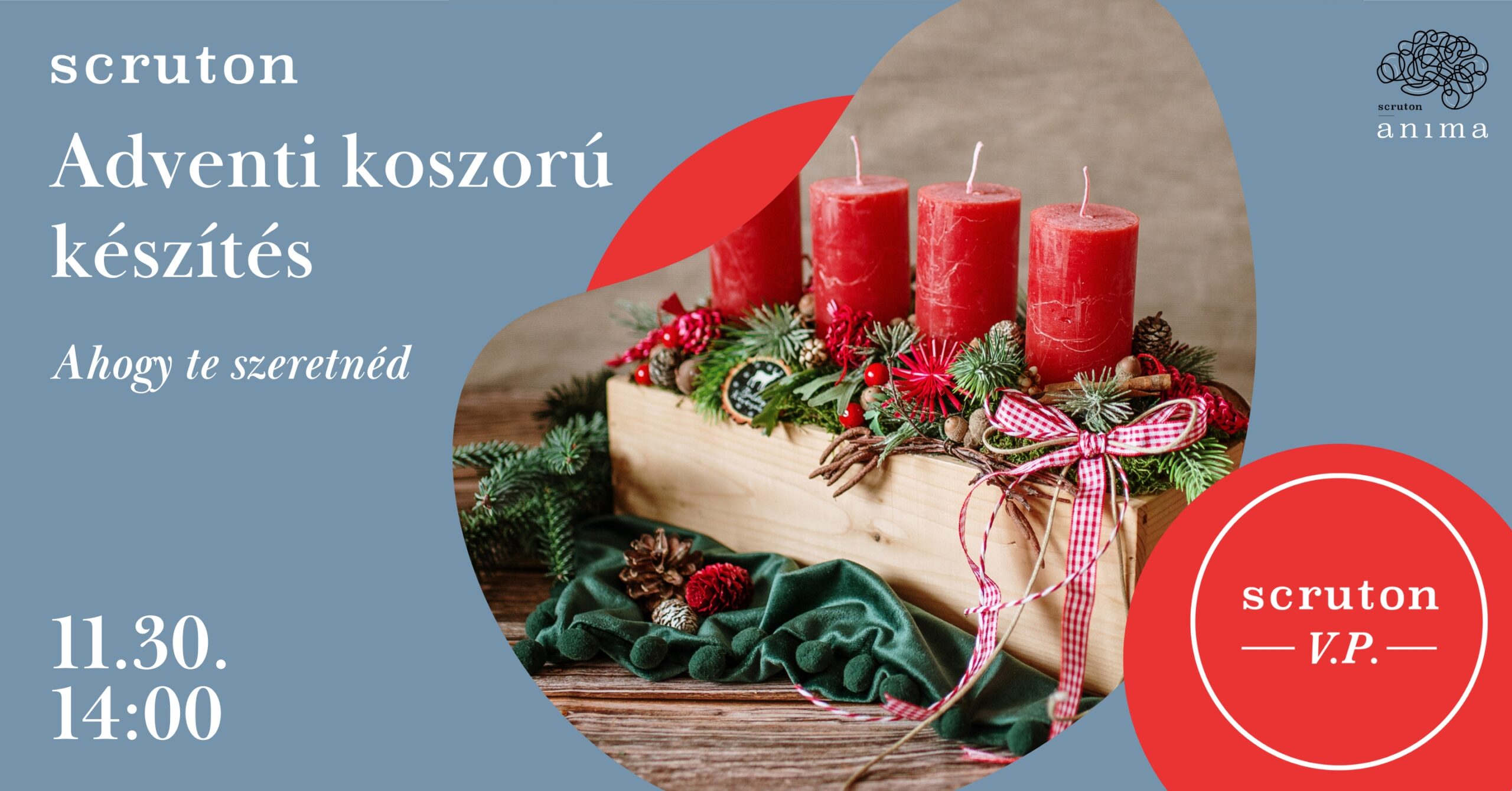 Adventi koszorú készítés - Ahogy te szeretnéd