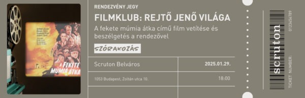 01.29. Scruton Filmklub jegy