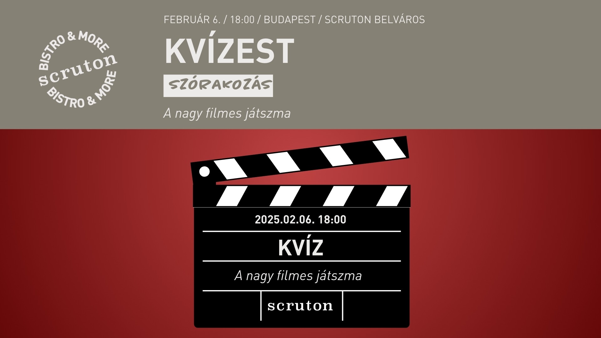 Kvízest - A nagy filmes játszma