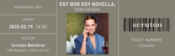 02.19. Egy bor egy novella gasztrojegy