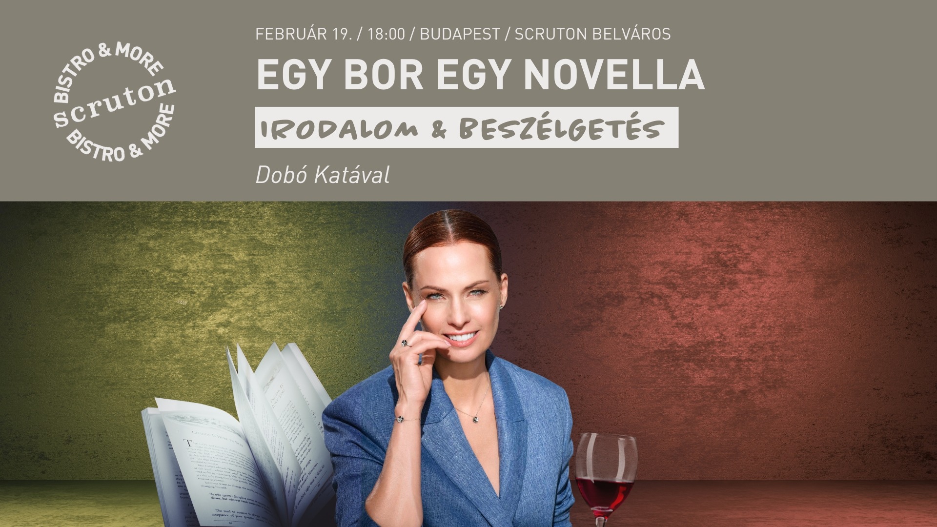 Egy bor egy novella: Dobó Katával