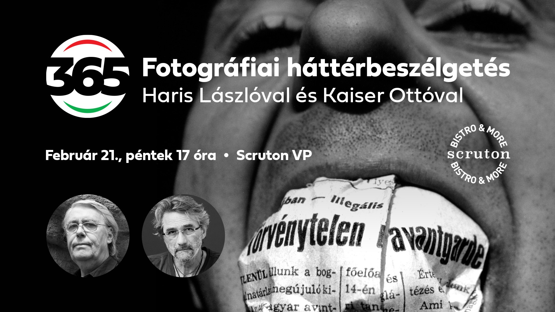 Magyarország 365 - Fotográfiai háttérbeszélgetés Haris Lászlóval és Kaiser Ottóval