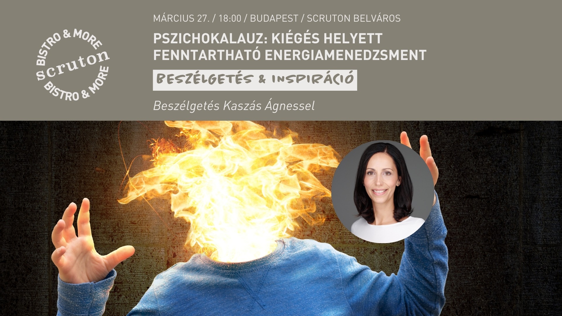 PszichoKalauz: Kiégés helyett fenntartható energiamenedzsment - beszélgetés Kaszás Ágnessel