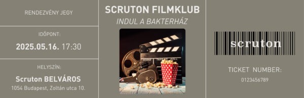 05.16. Scruton Filmklub: Indul a bakterház gasztrojegy