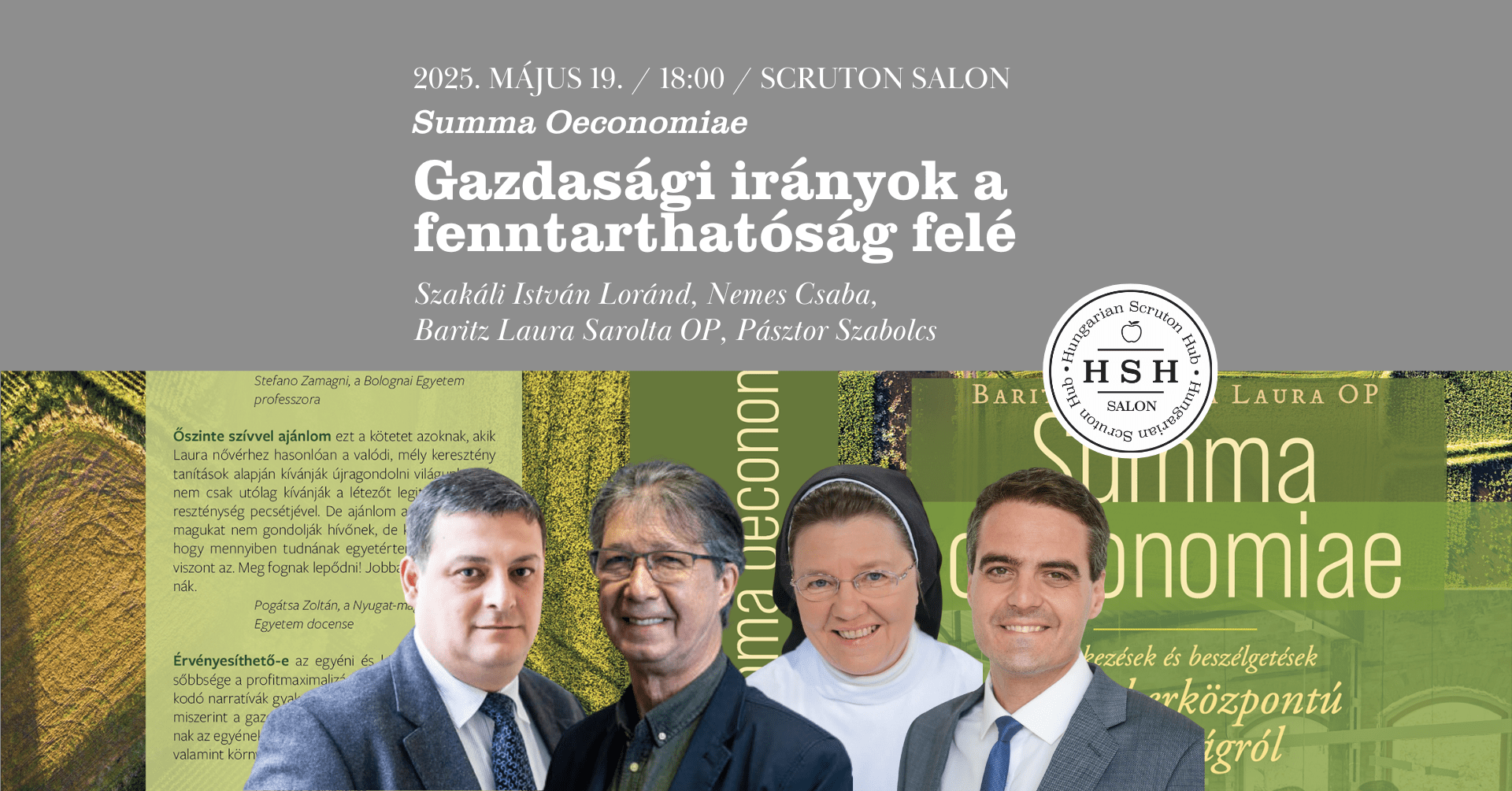 Summa Oeconomiae – Gazdasági irányok a fenntarthatóság felé
