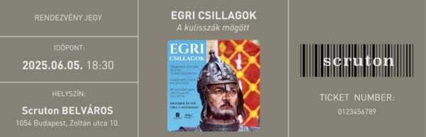06.05. Egri csillagok jegy