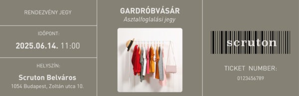 06.14. Gardróbvásár helyjegy