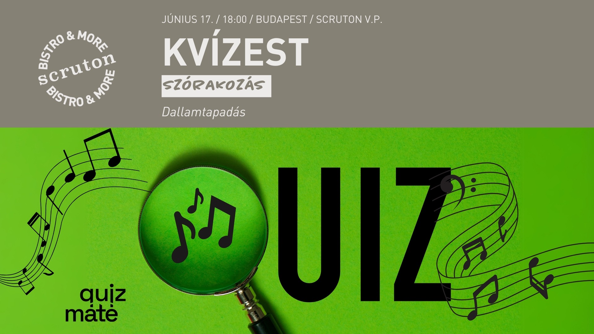 Kvízest: Dallamtapadás