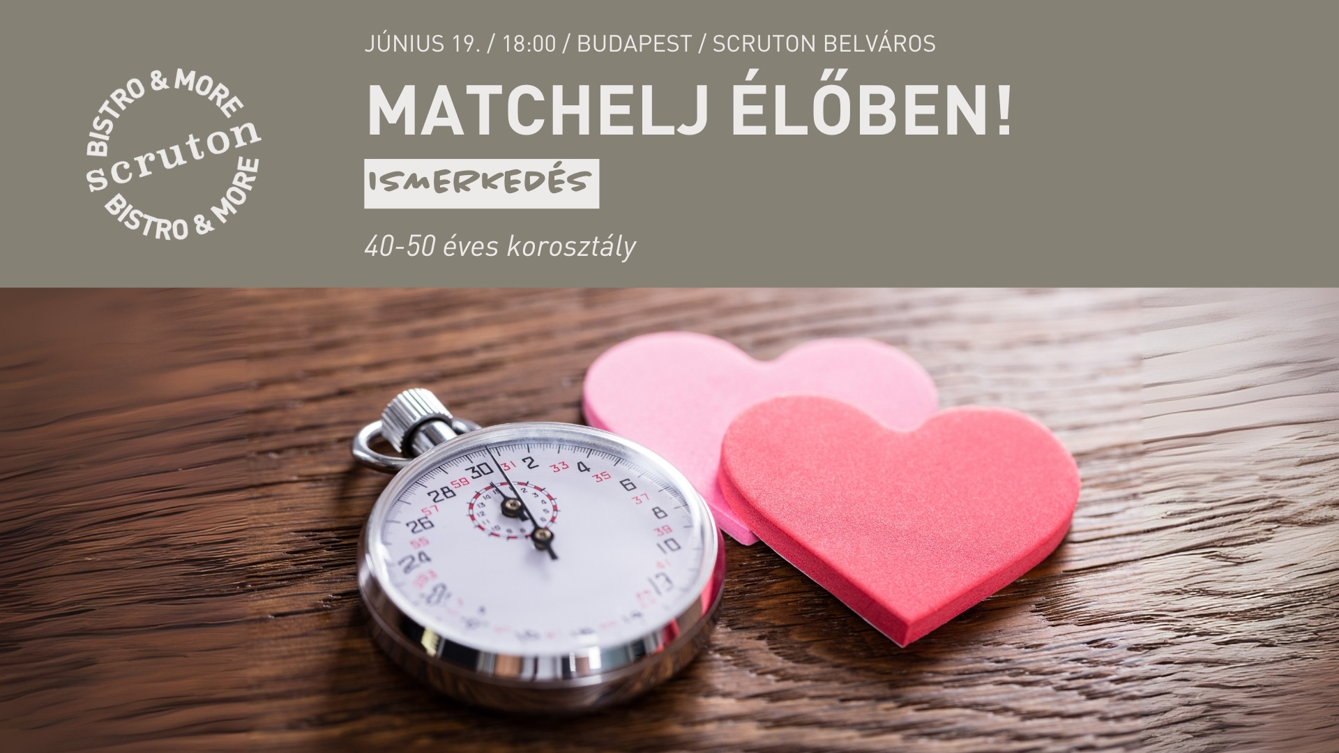 Matchelj élőben! (40-50 éves korosztály)