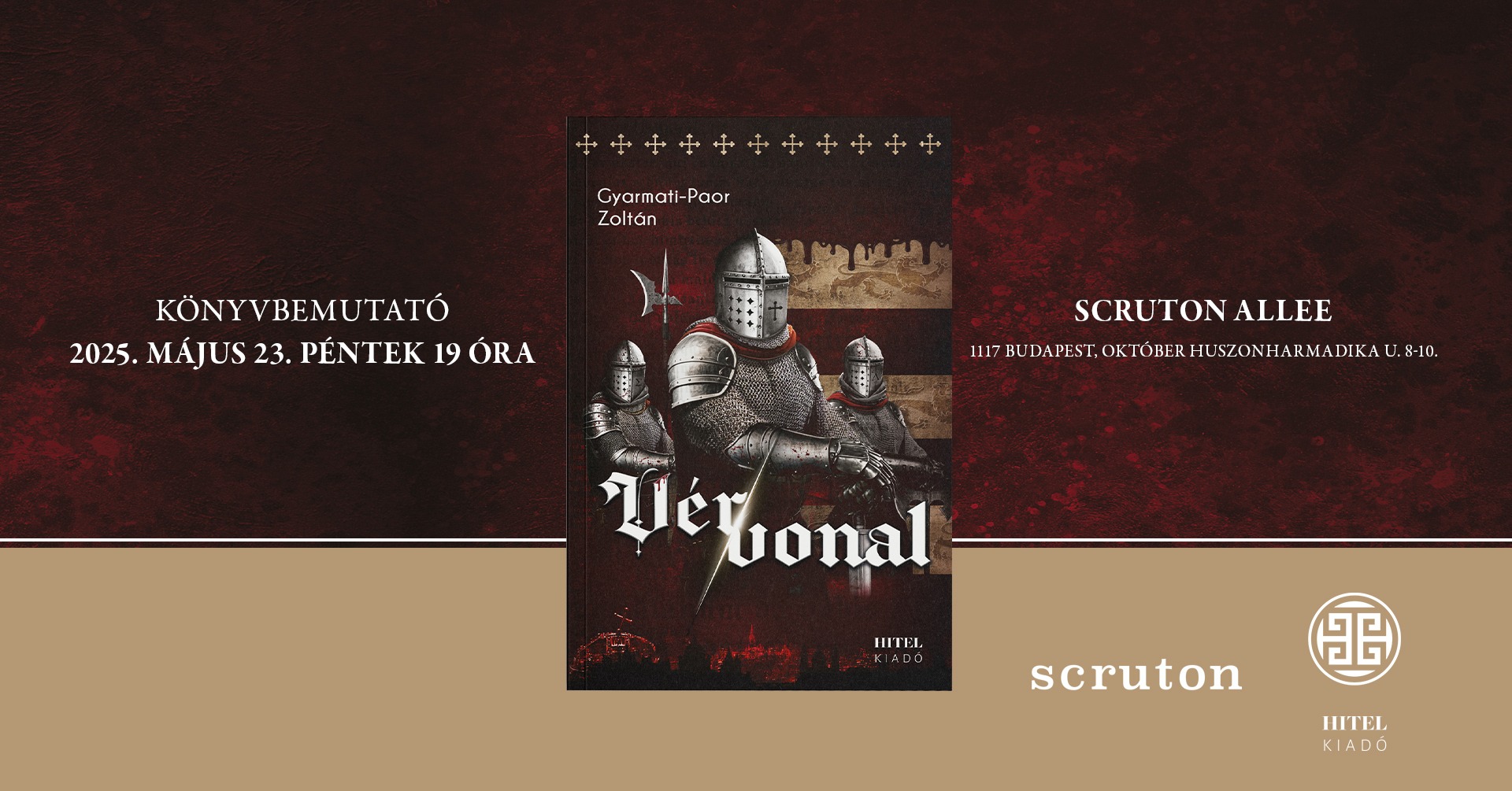 Gyarmati-Paor Zoltán: Vér/vonal - Könyvbemutató