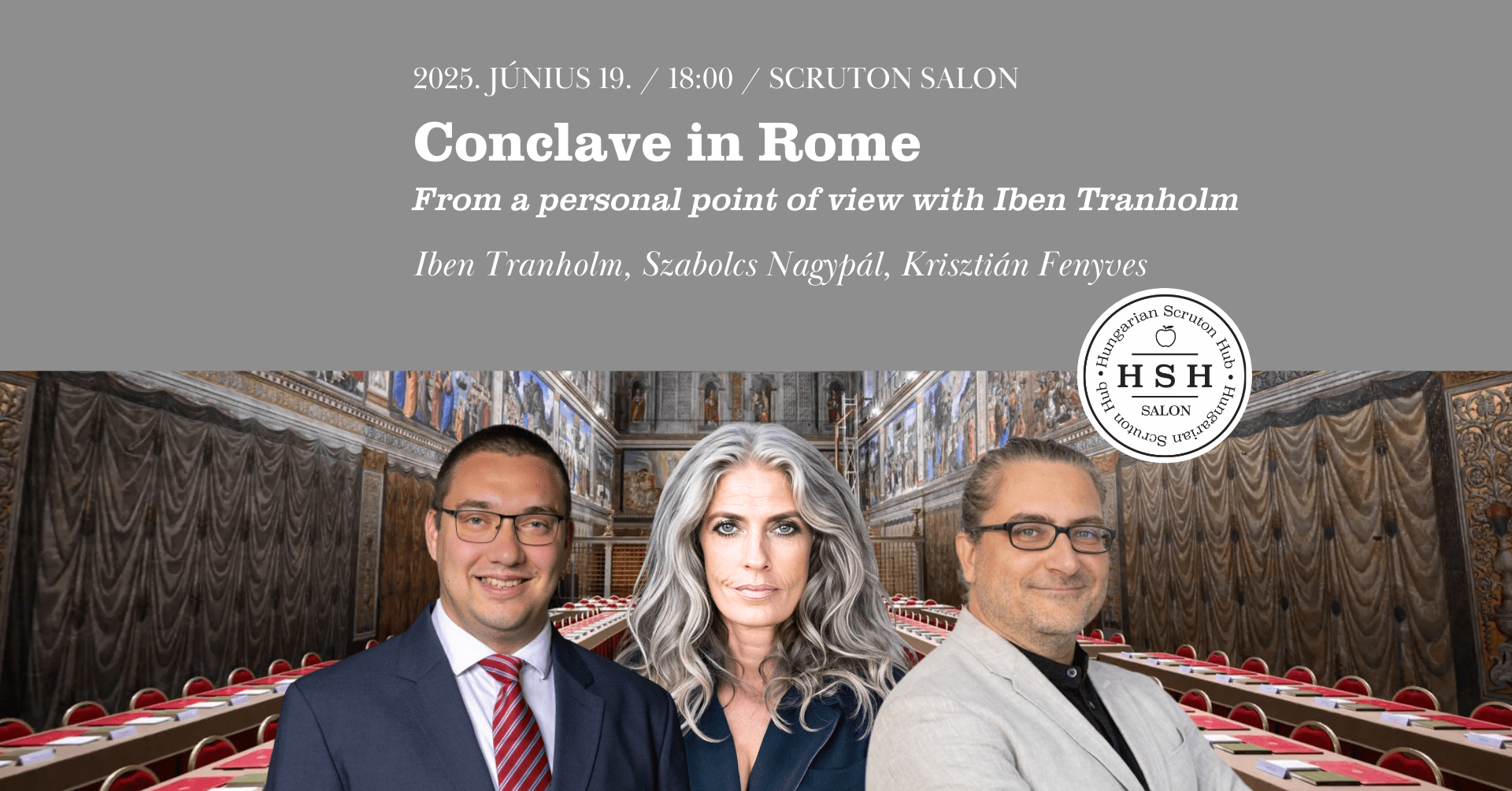 Conclave in Rome - From a personal point of view with Iben Tranholm