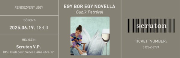 06.19. Egy bor egy novella jegy
