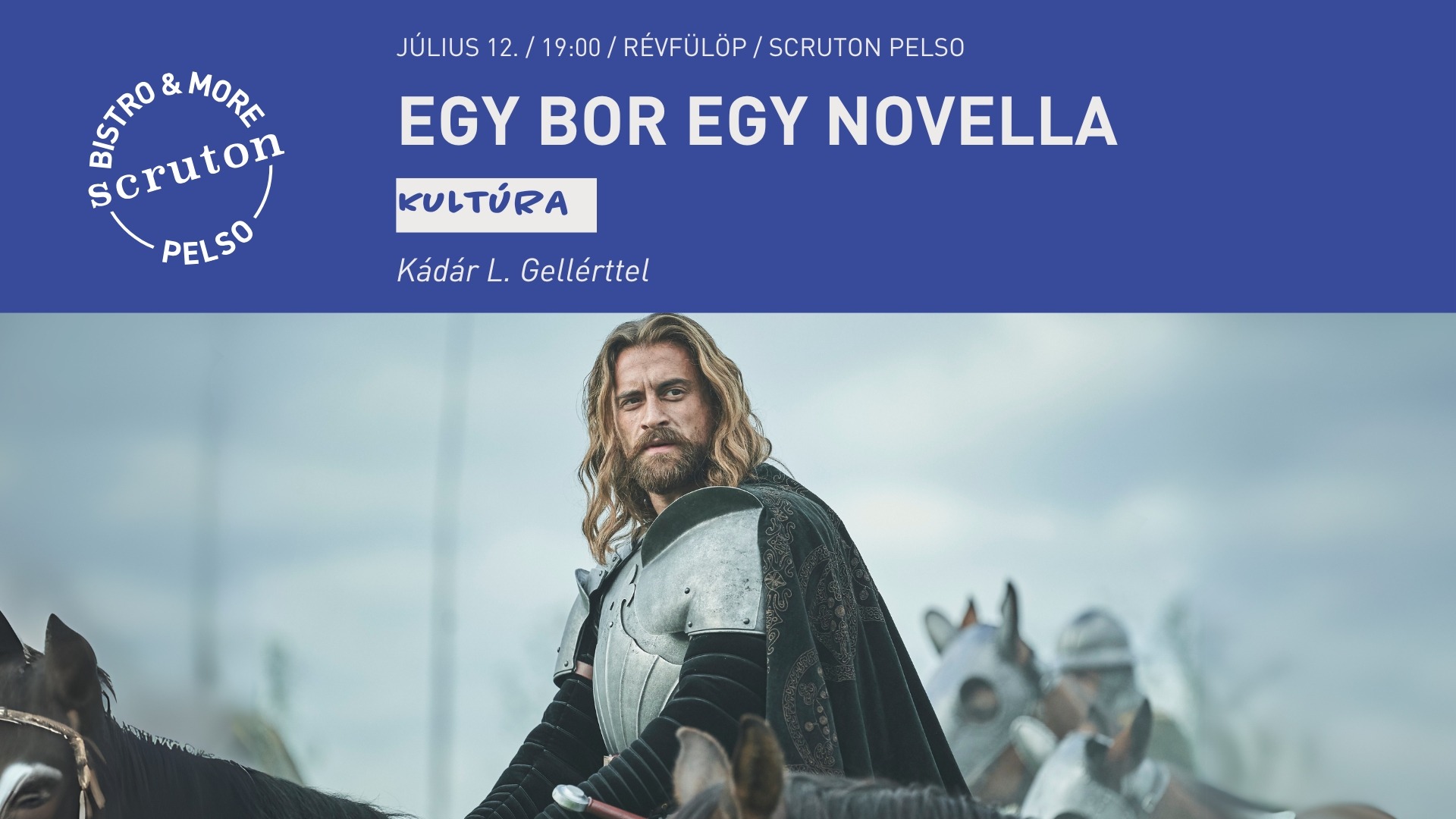 Egy bor egy novella Kádár L. Gellérttel