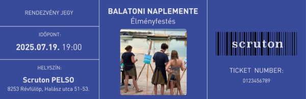07.19. Balatoni naplemente jegy