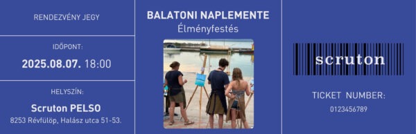 08.07. Balatoni naplemente jegy