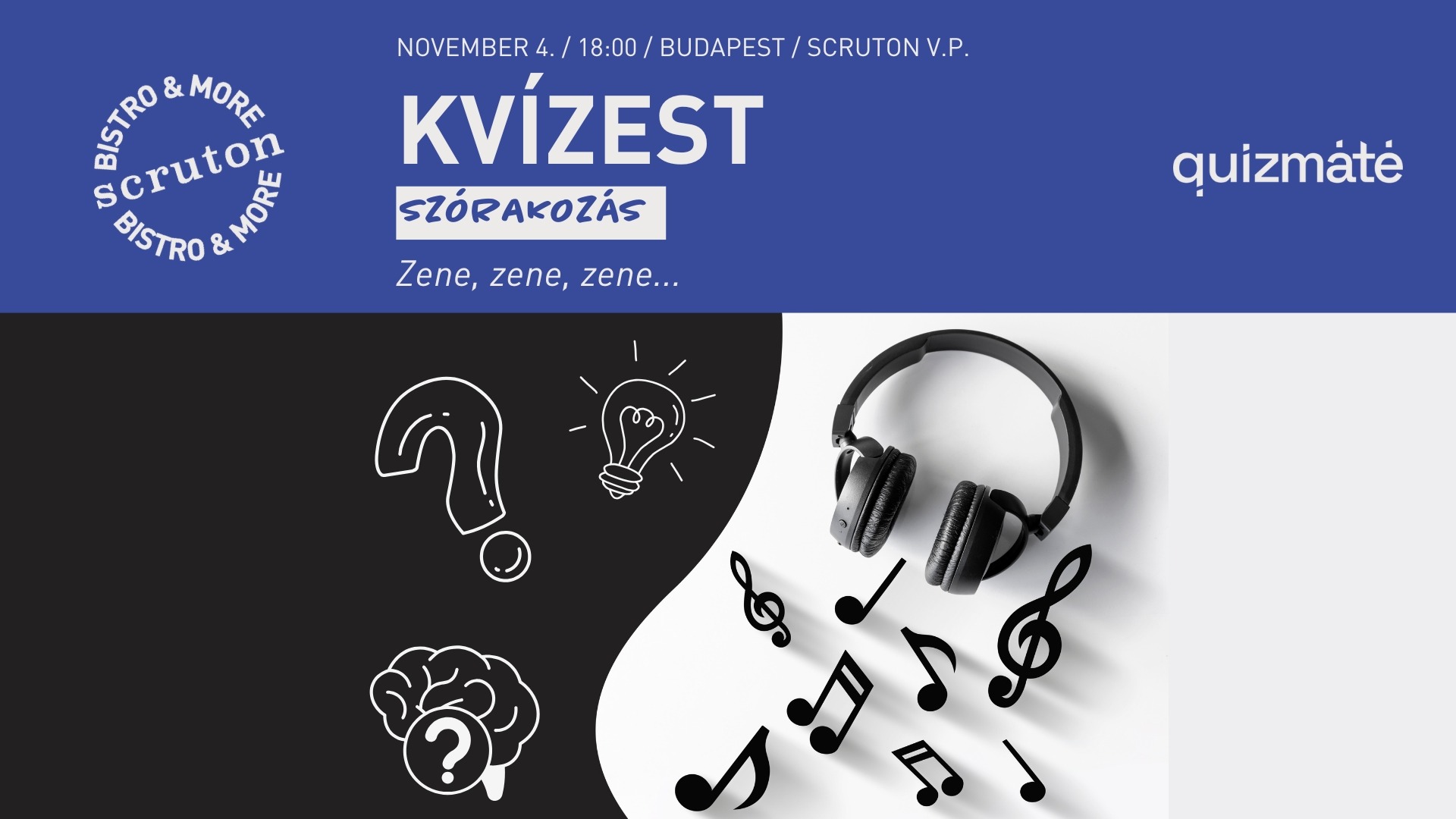Kvízest: Zene, zene, zene...
