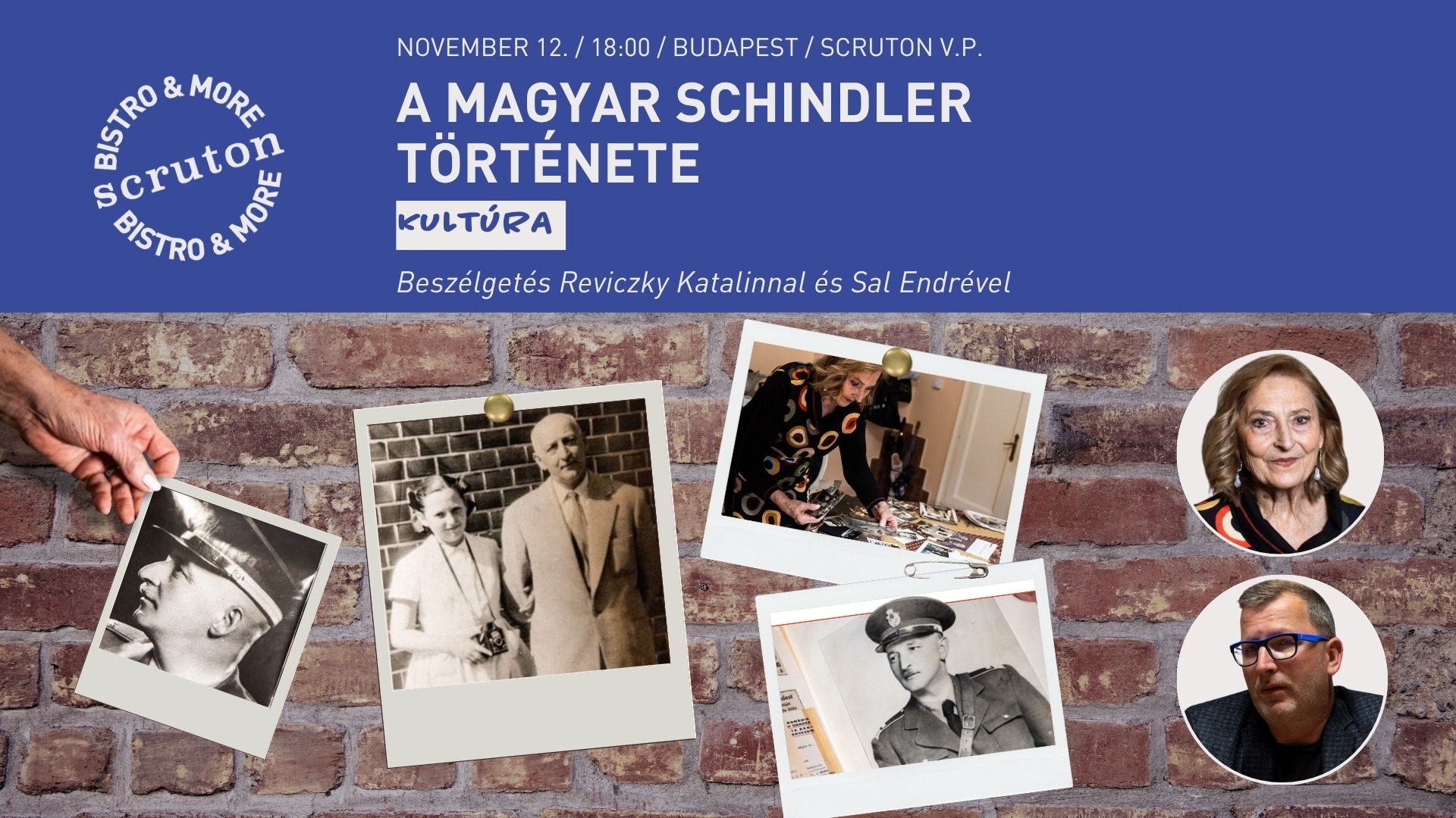 A magyar Schindler története: Beszélgetés Reviczky Katalinnal és Sal Endrével