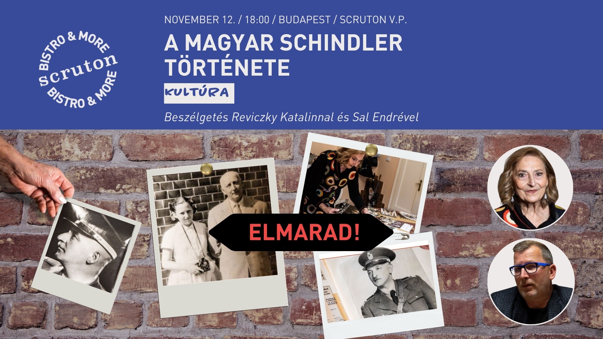 A magyar Schindler története: Beszélgetés Reviczky Katalinnal és Sal Endrével
