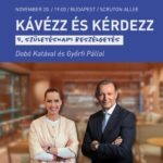 5. szülinap: Kávézz és kérdezz - Dobó Katával és Győrfi Pállal