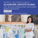 Az aukciók lüktető világa:  Licit, bizalom, műkincs avagy kulisszák mögötti mozgástér - Beszélgetés Eleni Korani műkereskedővel