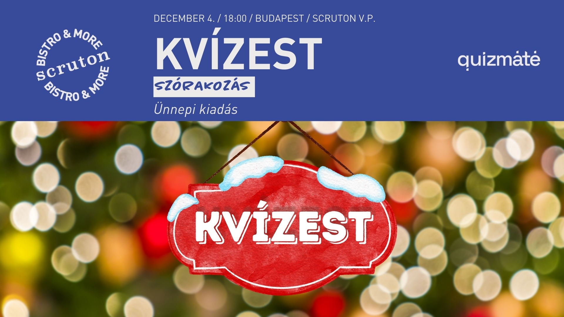 Kvízest: Ünnepi kiadás