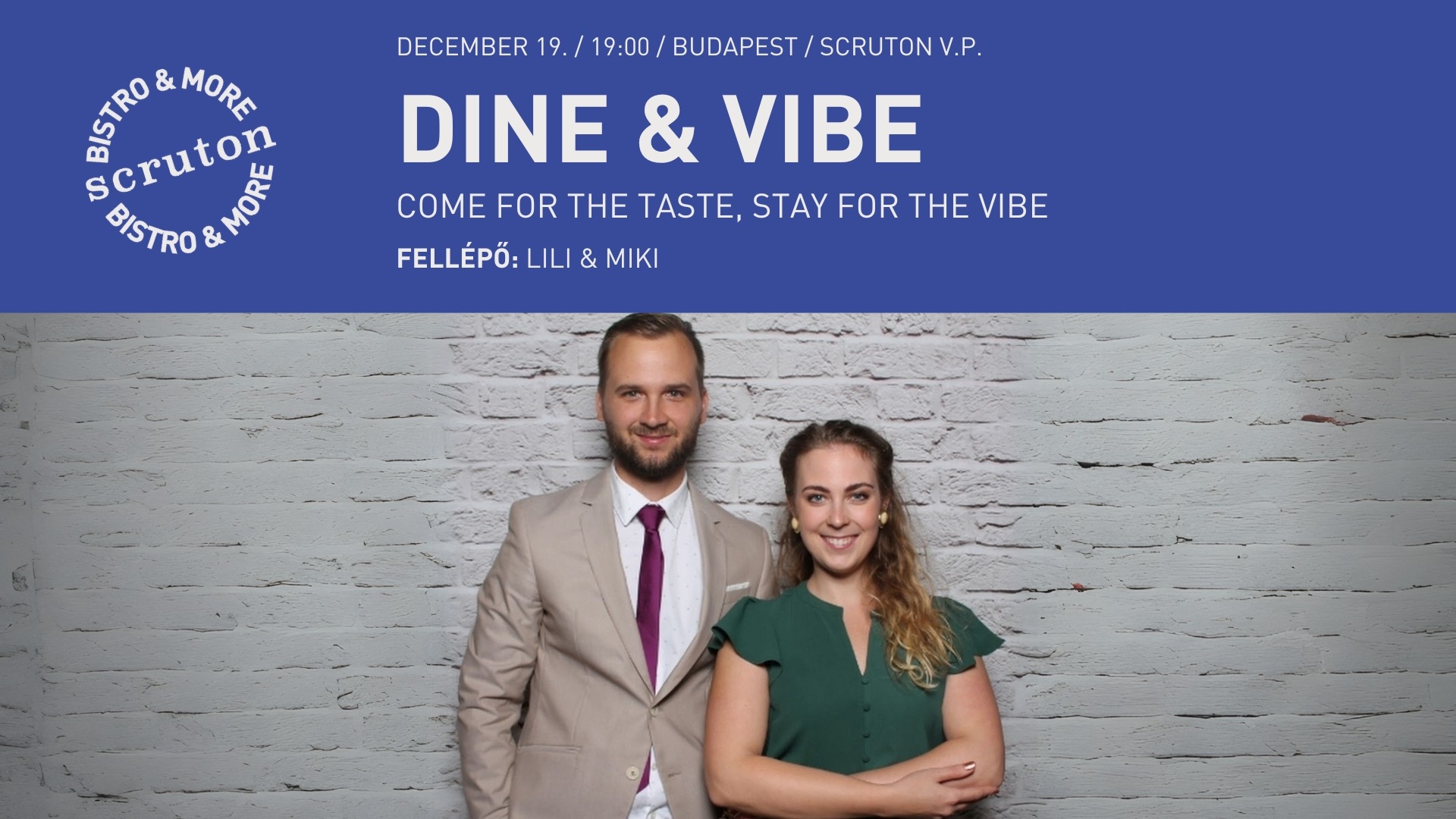 DINE & VIBE – Come for the taste, stay for the vibe