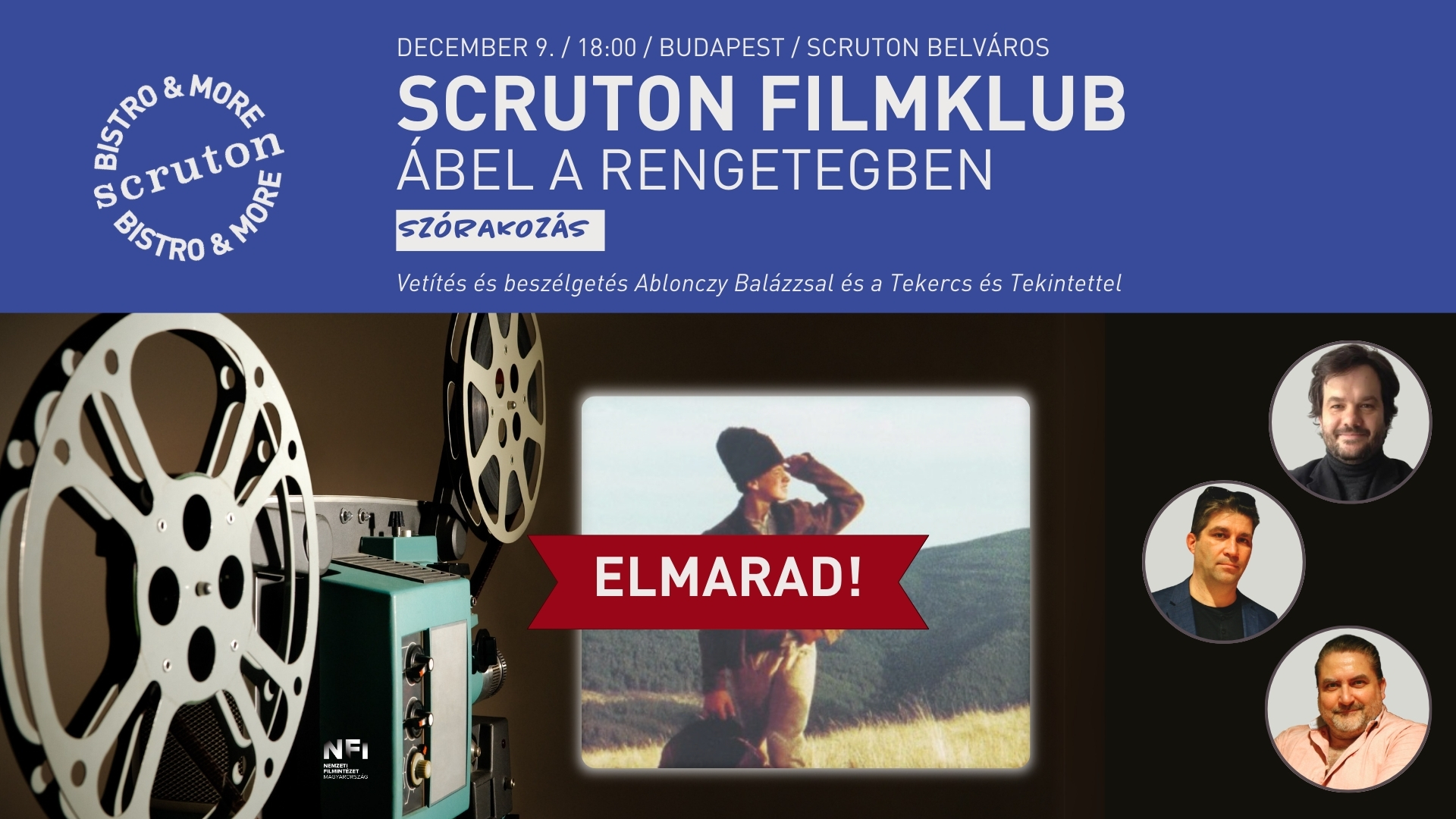 Scruton Filmklub: Ábel a rengetegben