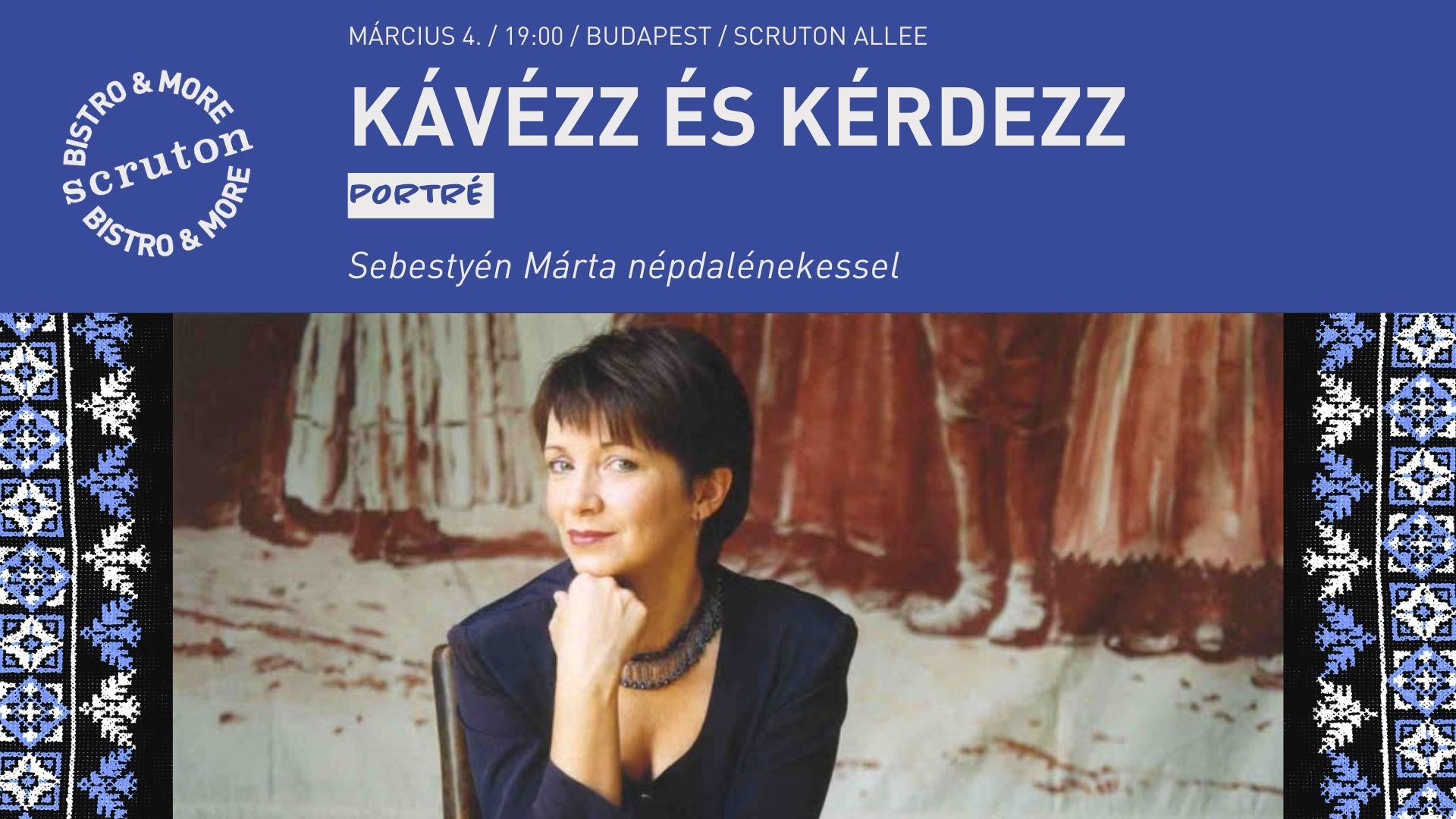 Kávézz és kérdezz Sebestyén Mártával