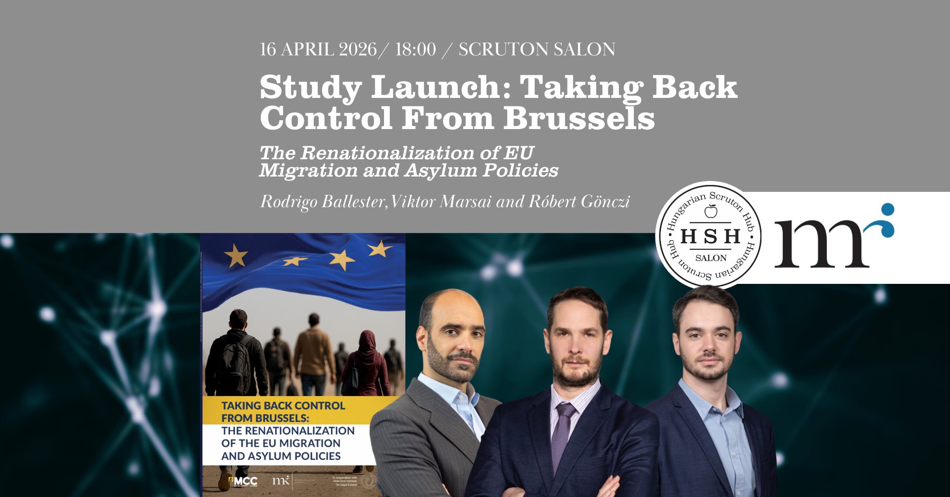 Study Launch: Taking Back Corntrol From Brussels - Rodrigo Ballester, Viktor Marsai, Róbert Gönczi