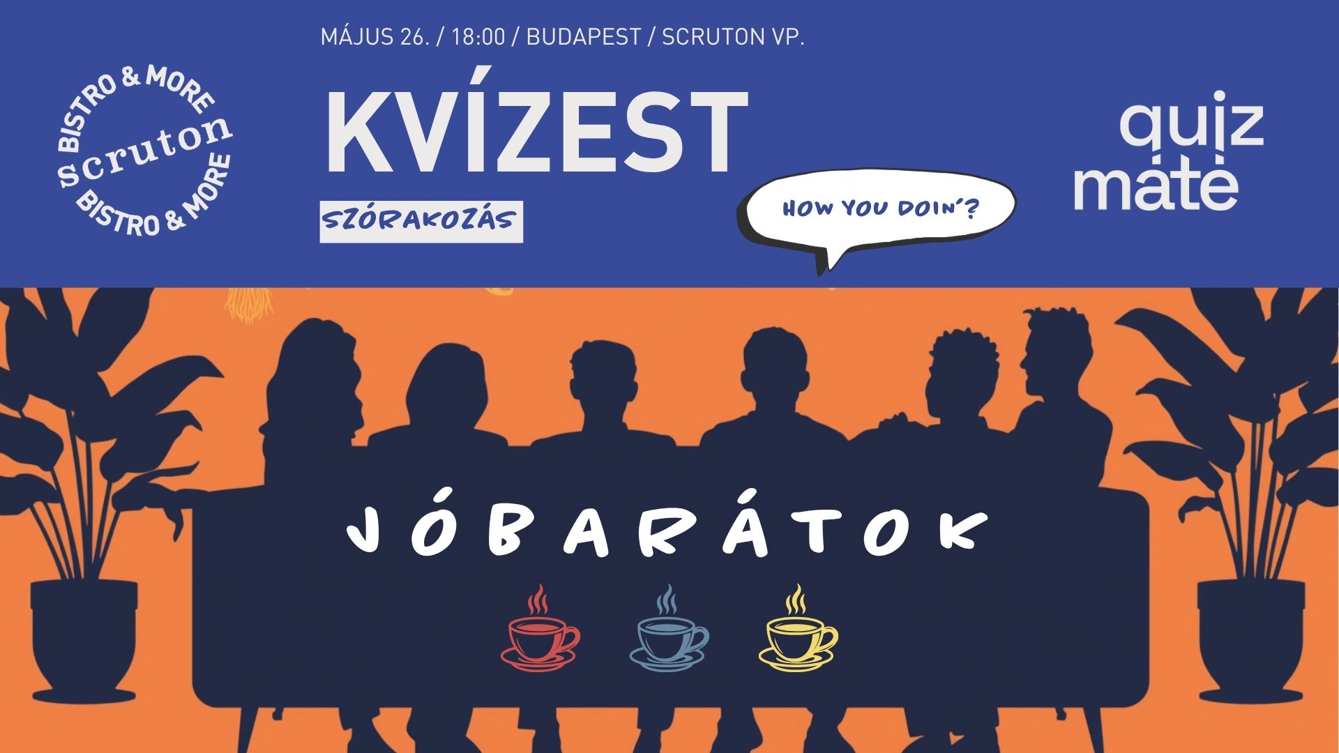 Kvízest - Jóbarátok: How you doin'?
