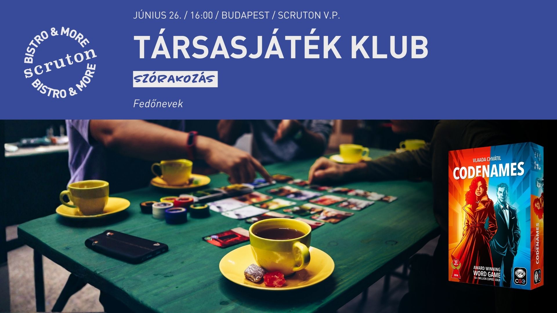Társasjáték Klub: Fedőnevek