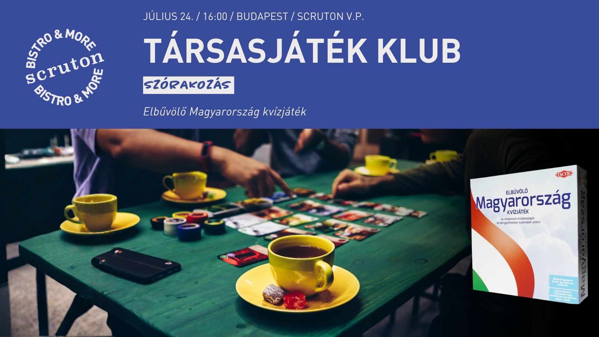 Társasjáték Klub: Elbűvölő Magyarország kvízjáték